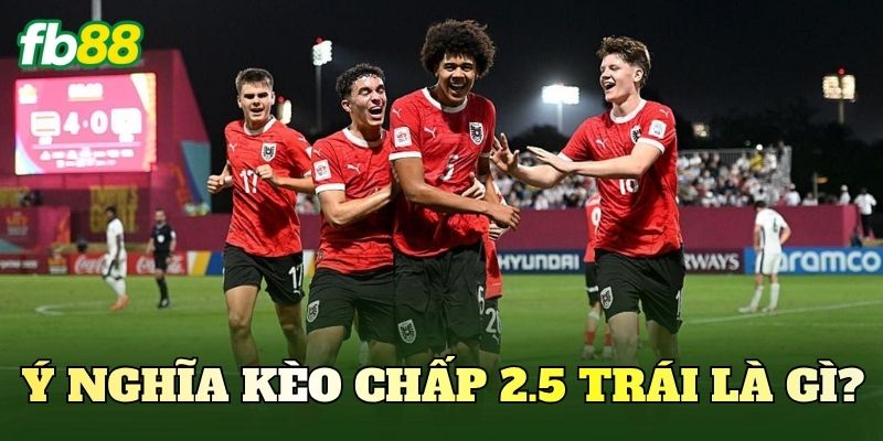Ý Nghĩa Kèo Chấp 2.5 Trái Và Cách Đọc Chuẩn Nhất 2 Ý nghĩa kèo chấp 2.5 trái là gì?
