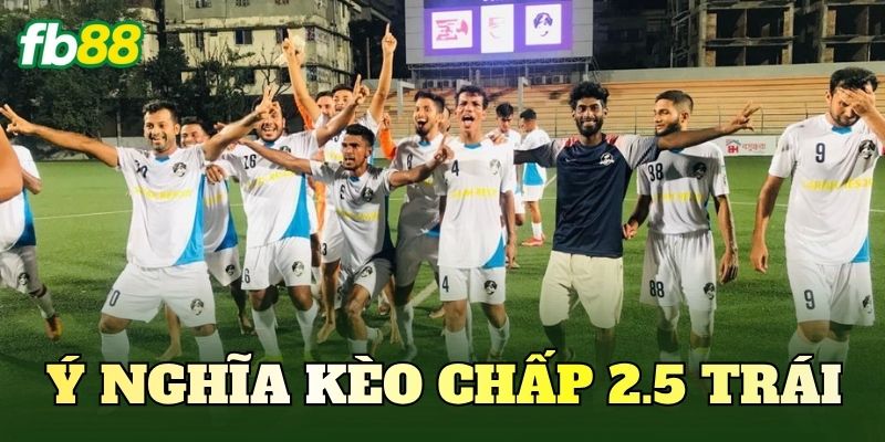 Ý Nghĩa Kèo Chấp 2.5 Trái Và Cách Đọc Chuẩn Nhất 1 Ý nghĩa kèo chấp 2.5 trái