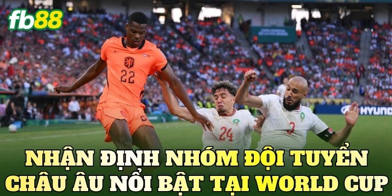 Nhận định nhóm đội tuyển châu Âu nổi bật tại World Cup