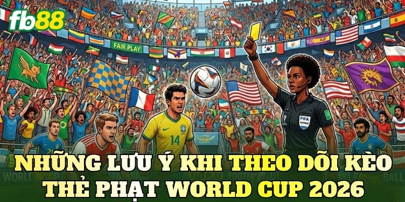 Những lưu ý khi theo dõi kèo thẻ phạt world cup 2026